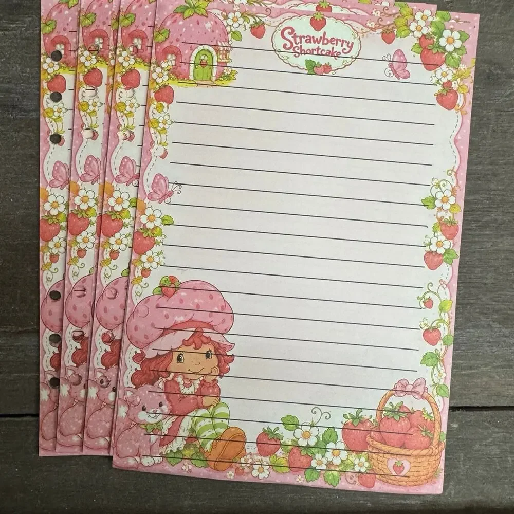 Strawberry Shortcake Size A5 Refill Paper (50 Sheets)